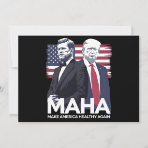 Invitación Hacer que Estados Unidos vuelva a ser saludable