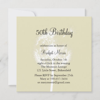 Invitación Hacer un deseo
