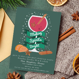 Invitación Haciendo a los Espíritus un Fiesta de cócteles de