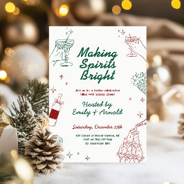 Invitación Haciendo a los Espíritus un Fiesta de cócteles de