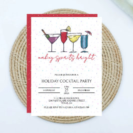 Invitación Haciendo a los Espíritus un Fiesta de cócteles de