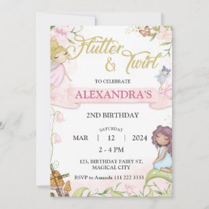 Invitación Hada 2.ª 3.ª matanza 5.ª matanza