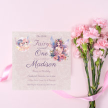 Hada Mágica Cumpleaños Uno pastel Rosa