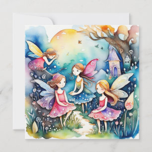 Invitación Hadas mágicas de Fairyland