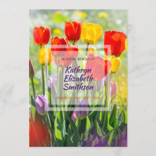 Invitación Haga sus propios tulipanes de la primavera de la