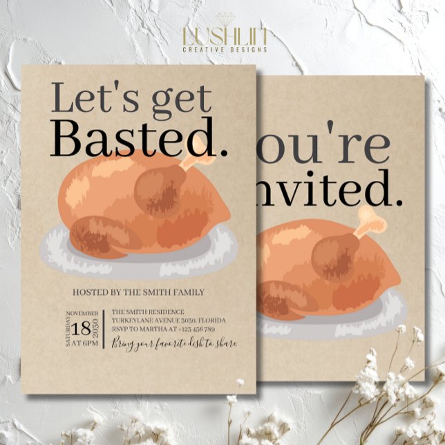 Invitación Hagamos la cena de Acción de Gracias (Subido por el creador)