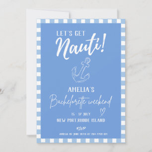 Invitación Hagamos la fiesta de la Bachelorette de la Costa A