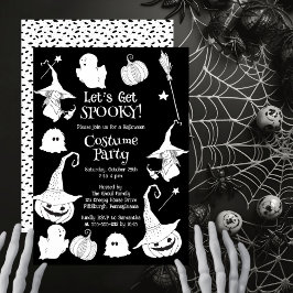 Invitación Hagamos que el Fiesta de disfraces de Halloween se