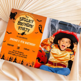 Invitación Hagamos que Halloween sea espeluznante cualquier f
