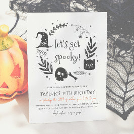 Invitación Hagamos que Halloween sea espeluznante en cualquie