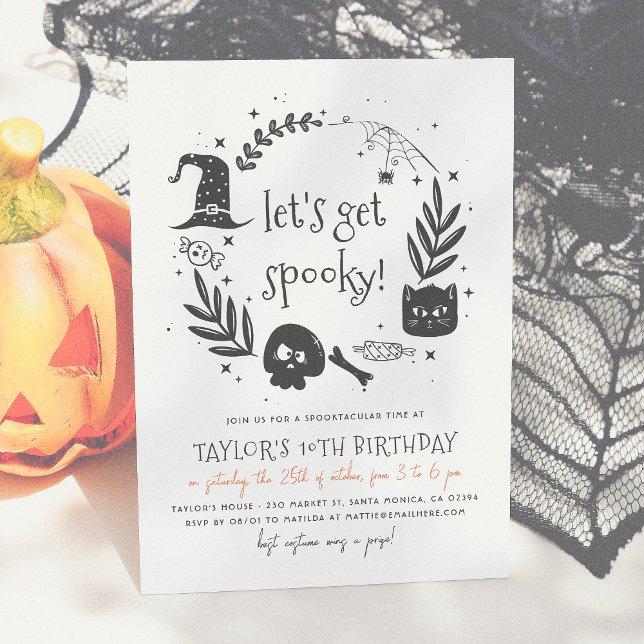 Invitación Hagamos que Halloween sea espeluznante en cualquie (Subido por el creador)