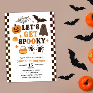 Invitación Hagamos que Halloween sea un cumpleaños delicioso