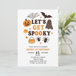 Invitación Hagamos que Halloween sea un cumpleaños delicioso