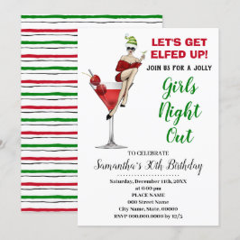 Invitación Hagamos que los mayores se harten de los Chicas de