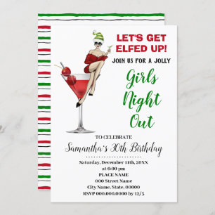 Invitación Hagamos que los mayores se harten de los Chicas de