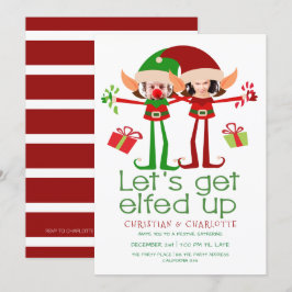 Invitación Hagamos que los Navidades divertidos se aburran