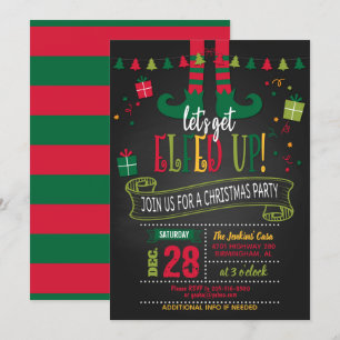 Invitación Hagamos que los Navidades estén hartos de la invit