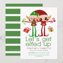 Invitación Hagamos que los Navidades mayores se vuelvan Fiest