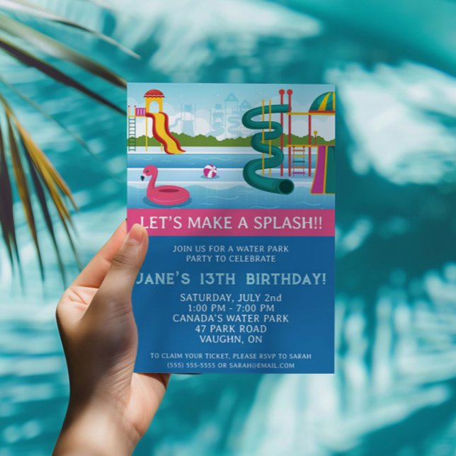 Invitación ¡Hagamos un aplauso! Fiesta de cumpleaños de Water (Subido por el creador)