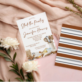 Invitación Hagamos un inventario de la ducha de novias con el