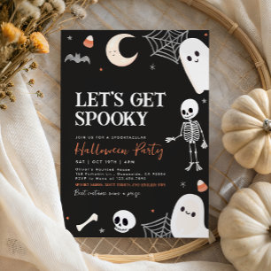 Invitación Hagamos una fiesta de Fantasmas Fantasma