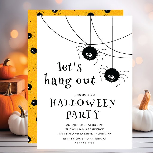 Invitación Hagamos una fiesta de Halloween (Subido por el creador)