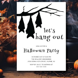 Invitación Hagamos una fiesta de Halloween