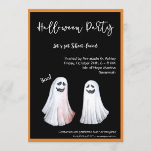 Invitación Hagamos una fiesta de Halloween
