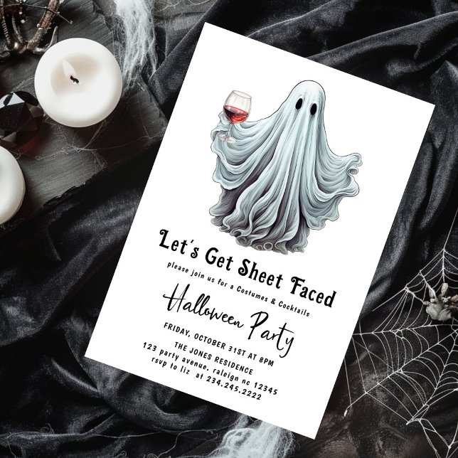 Invitación Hagamos una hoja frente a la fiesta de Halloween p (Subido por el creador)