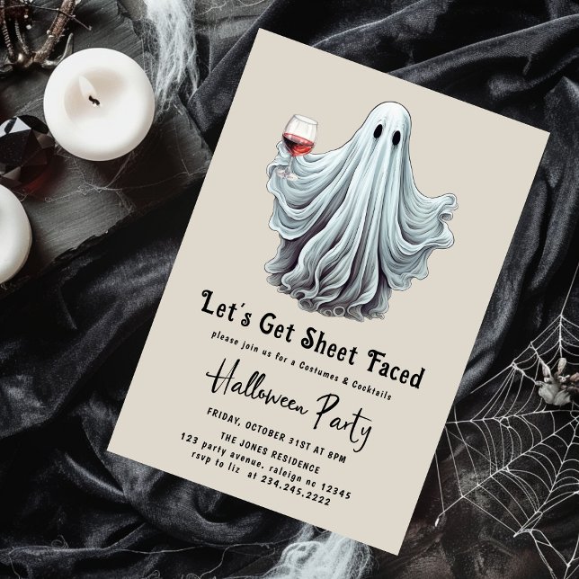 Invitación Hagamos una hoja frente a la fiesta de Halloween p (Subido por el creador)