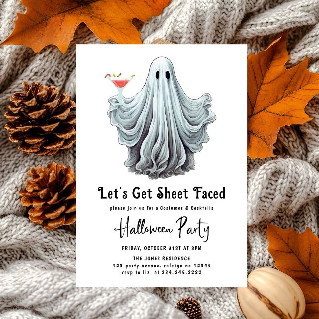 Invitación Hagamos una hoja frente a la fiesta de Halloween p (Subido por el creador)