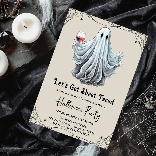 Invitación Hagamos una hoja frente a la fiesta de Halloween p (Subido por el creador)