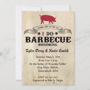 Invitación Hago Barbacoa