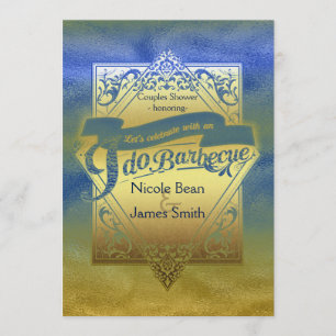 Invitación HAGO BARBACOA BBQ Beach Shower Engagement