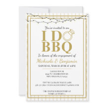 Hago BBQ Gold Parejas de ducha Fiesta de compromis