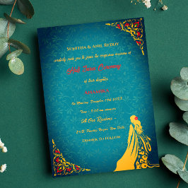 Invitación Half Saree Ritu Kala Samskara