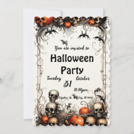 Invitación Halloween
