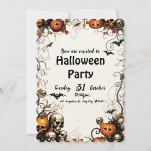 Invitación Halloween