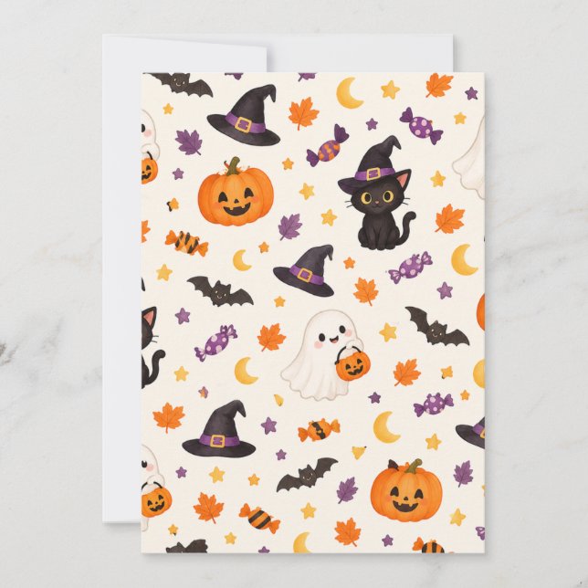 Invitación halloween (Anverso)