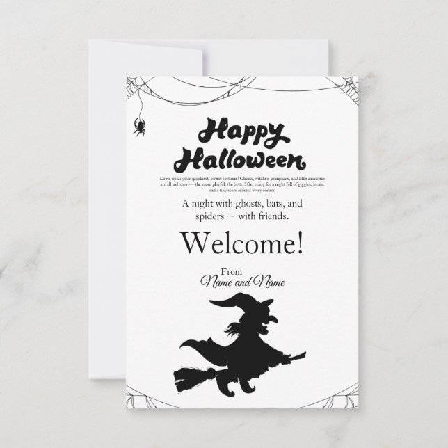 Invitación Halloween (Anverso)