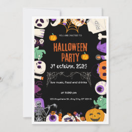 Invitación Halloween