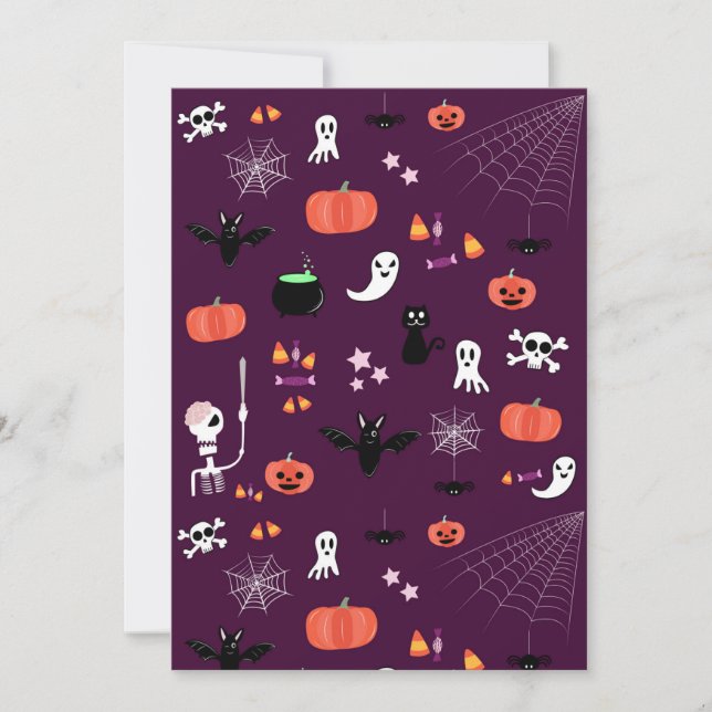 Invitación Halloween (Anverso)