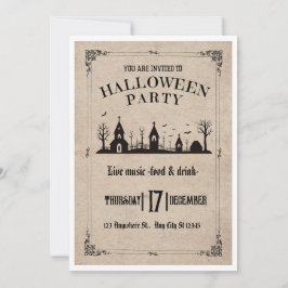 Invitación Halloween