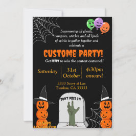 Invitación Halloween