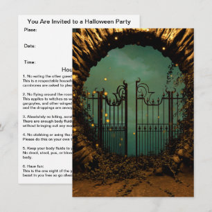 Invitación Halloween