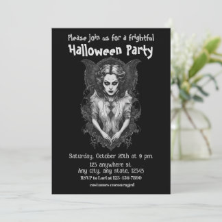 Invitación Halloween, 13 vampiros, divertido, espantoso, asus