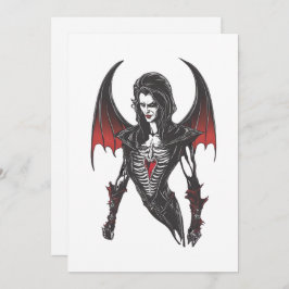 Invitación Halloween 6 vampiro, horror, vampiro aterrador, 1