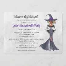 Halloween African America Witch Bachelorette Party