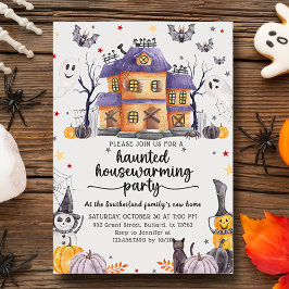 Invitación Halloween atormentó a Fiesta de cambio de hogar