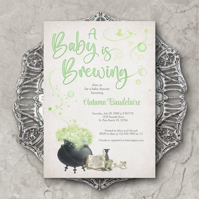 Invitación Halloween Baby Breaking Shower (Subido por el creador)